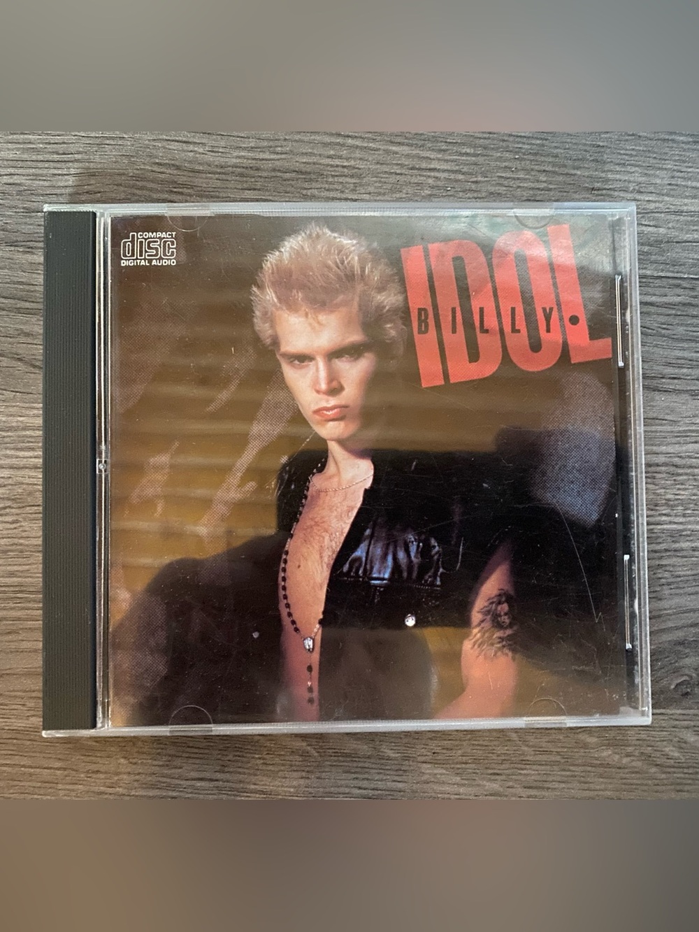 Billy Idol CD — Black Jacket with Red Logo